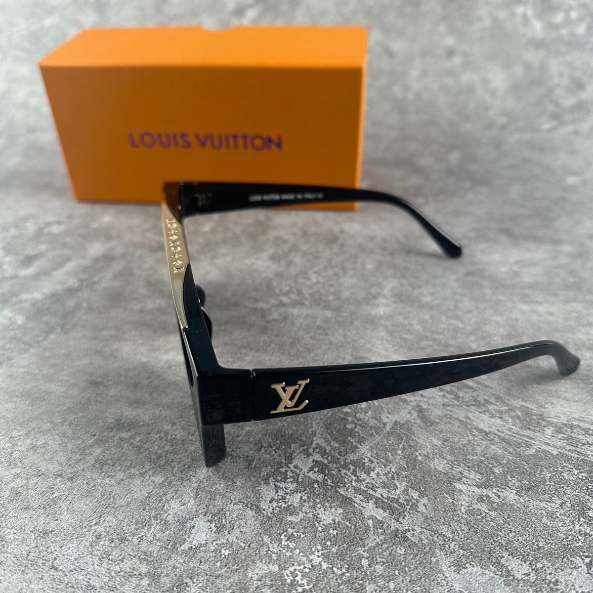 Evidence Sunglasses Black And Gold