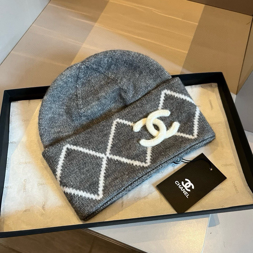 Beanie hat and a matching scarf set
